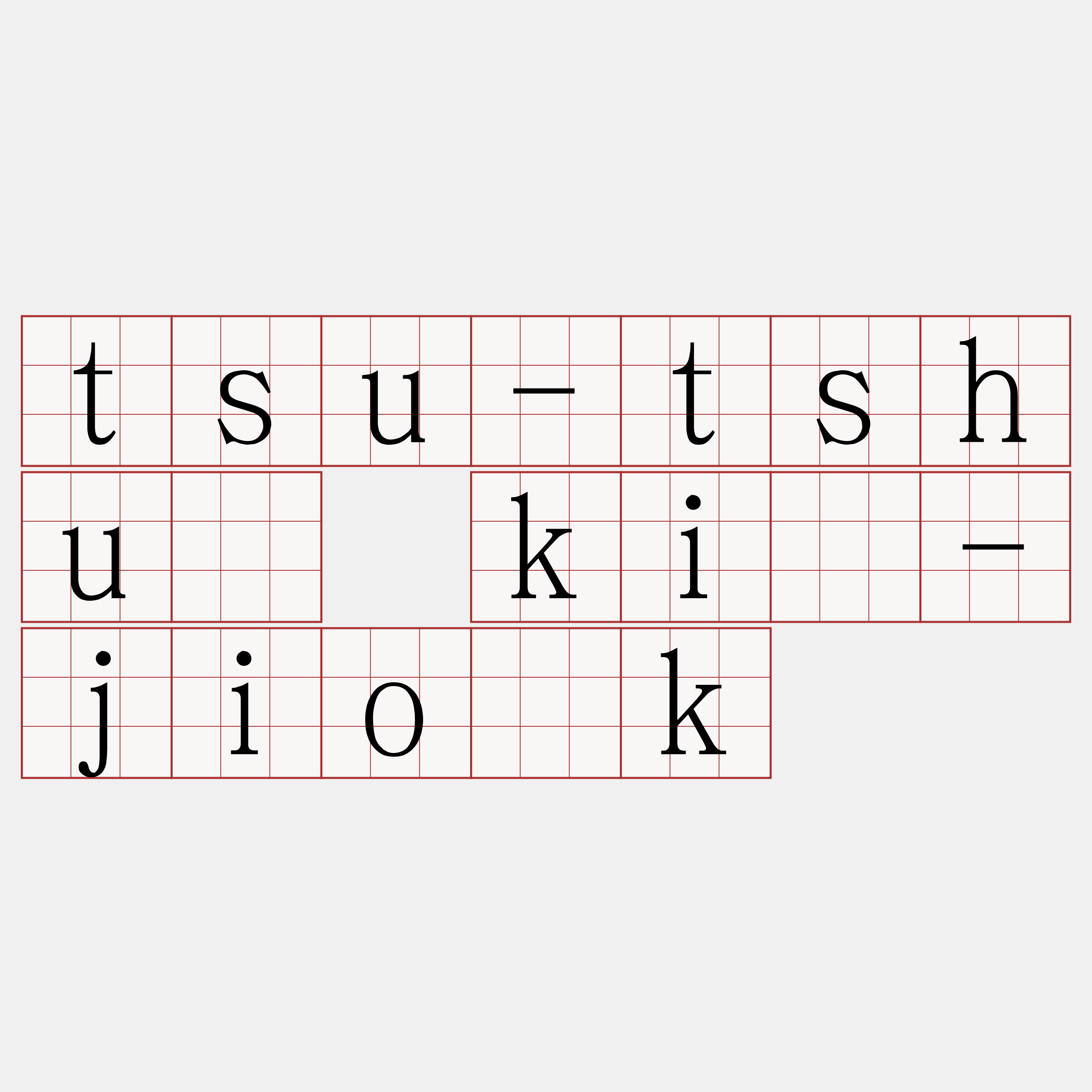 tsu-tshú kî-jio̍k